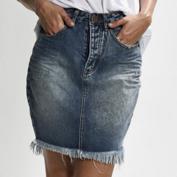 One Teaspoon 2020 Jean Skirt